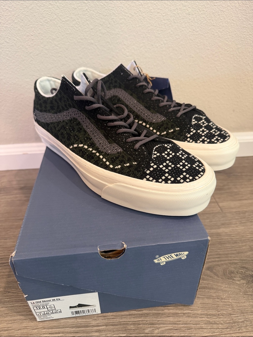 Vans LX Old Skool 36 EK Cheetah Dried Kelp Shoes Men’s Size 12